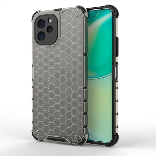 For Huawei Nova Y61 4G Honeycomb Shockproof Phone Case(Black) - Huawei Cases by buy2fix | Online Shopping UK | buy2fix