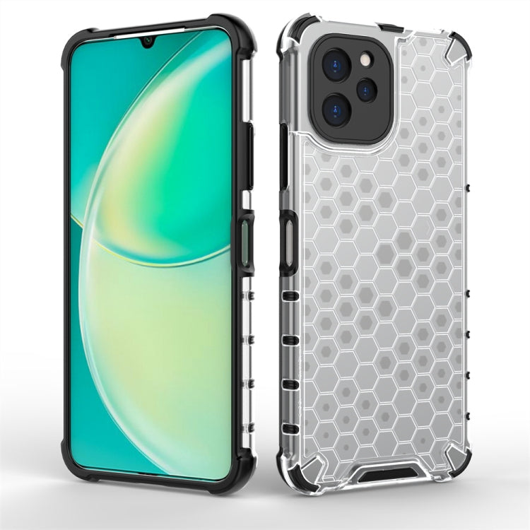 For Huawei Nova Y61 4G Honeycomb Shockproof Phone Case(Black) - Huawei Cases by buy2fix | Online Shopping UK | buy2fix