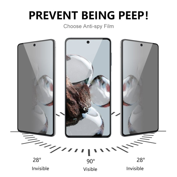 For Xiaomi 12T / 12T Pro ENKAY 28 Degree Anti-peeping Tempered Glass Full Screen Film -  by ENKAY | Online Shopping UK | buy2fix