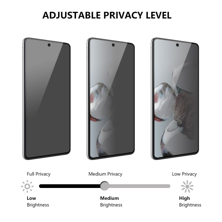 For Xiaomi 12T / 12T Pro ENKAY 28 Degree Anti-peeping Tempered Glass Full Screen Film -  by ENKAY | Online Shopping UK | buy2fix