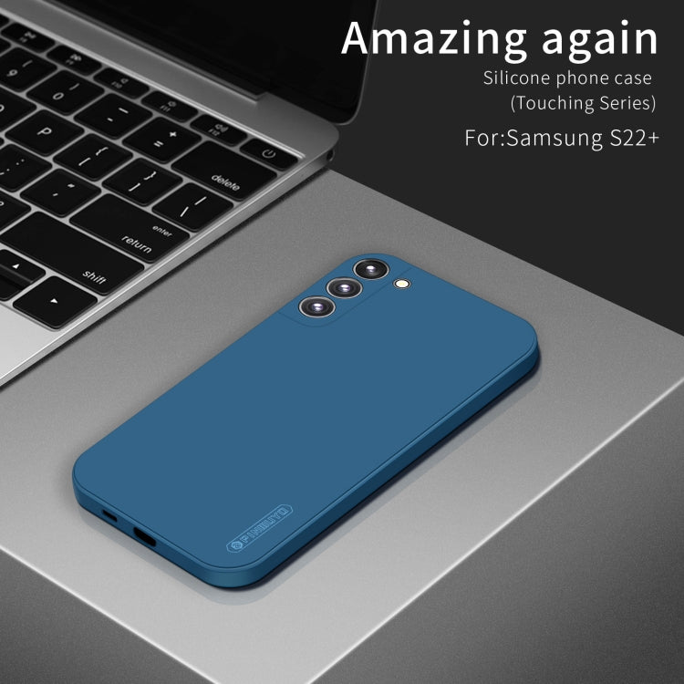 For Samsung Galaxy S23+ 5G PINWUYO Sense Series Liquid Silicone TPU Phone Case(Blue) by PINWUYO