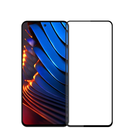 For Xiaomi Poco X5 Pro MOFI 9H 2.5D Full Screen Tempered Glass Film(Black) -  by MOFI | Online Shopping UK | buy2fix