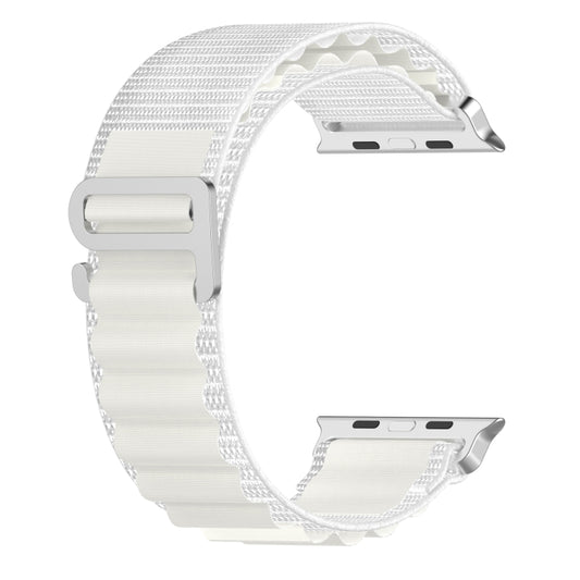 Double Color Nylon Watch Band For Apple Watch Ultra 49mm(Starlight) - Watch Bands by buy2fix | Online Shopping UK | buy2fix