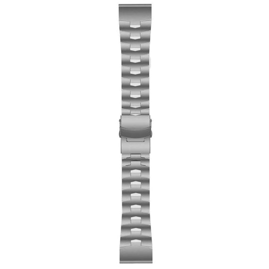 For Garmin Fenix 5 22mm Titanium Alloy Quick Release Watch Band(Titanium Gray)