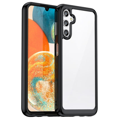 For Samsung Galaxy A14 4G Colorful Series Acrylic + TPU Phone Case(Black) by buy2fix