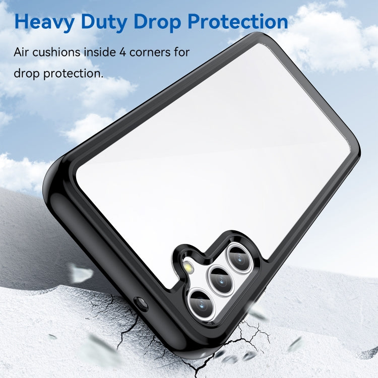 For Samsung Galaxy A14 4G Colorful Series Acrylic + TPU Phone Case(Black) by buy2fix