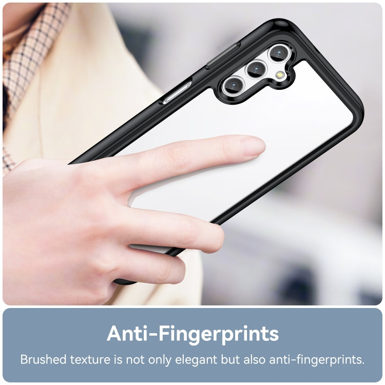 For Samsung Galaxy A14 4G Colorful Series Acrylic + TPU Phone Case(Black) by buy2fix