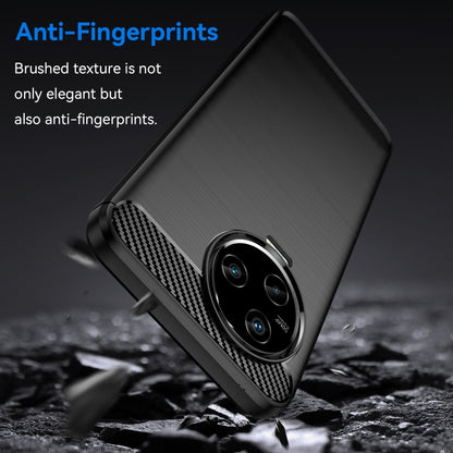 For Infinix Note 12 2023 Brushed Texture Carbon Fiber TPU Phone Case(Black) - Infinix Cases by buy2fix | Online Shopping UK | buy2fix