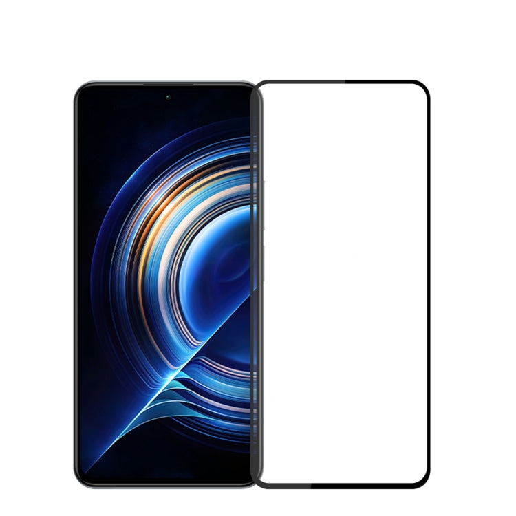 For Xiaomi Redmi K60 / K60 Pro MOFI 9H 3D Explosion-proof Curved Screen Tempered Glass Film(Black) by MOFI