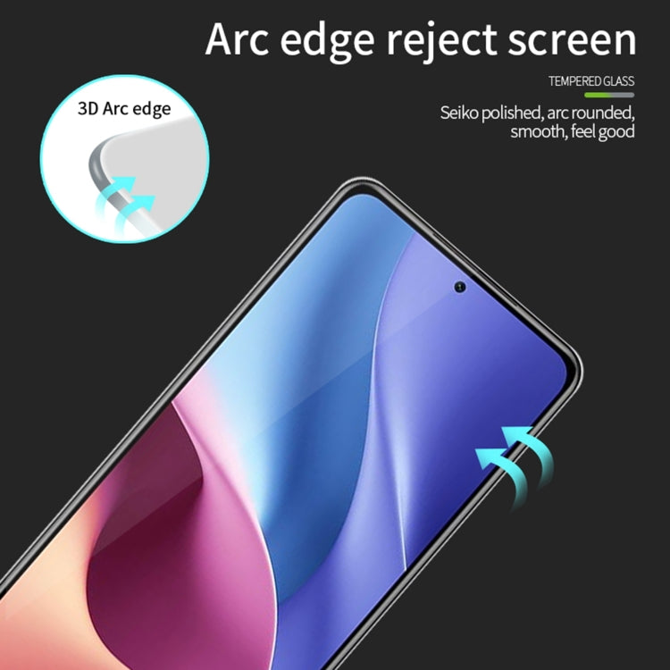 For Xiaomi Redmi K60 / K60 Pro MOFI 9H 3D Explosion-proof Curved Screen Tempered Glass Film(Black) by MOFI
