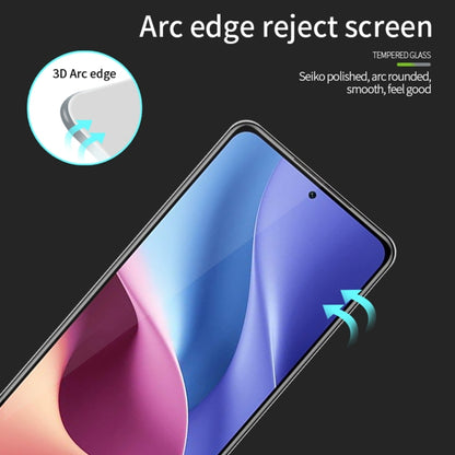 For Xiaomi Redmi K60 / K60 Pro MOFI 9H 3D Explosion-proof Curved Screen Tempered Glass Film(Black) by MOFI