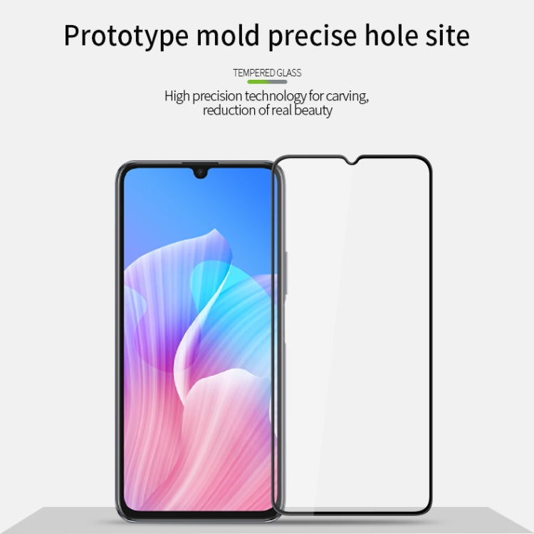 For Xiaomi Redmi 12C MOFI 9H 3D Explosion-proof Curved Screen Tempered Glass Film(Black) -  by MOFI | Online Shopping UK | buy2fix