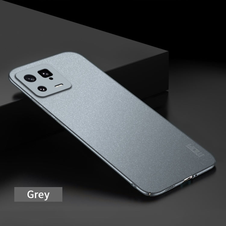 For Xiaomi 13 MOFI Fandun Series Frosted Ultra-thin PC Hard Phone Case(Gray) - Xiaomi Cases by MOFI | Online Shopping UK | buy2fix