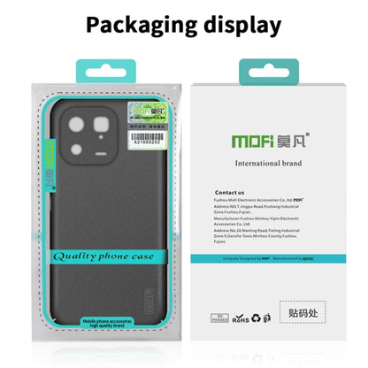 For Xiaomi 13 Pro MOFI Fandun Series Frosted Ultra-thin PC Hard Phone Case(Black) - Xiaomi Cases by MOFI | Online Shopping UK | buy2fix
