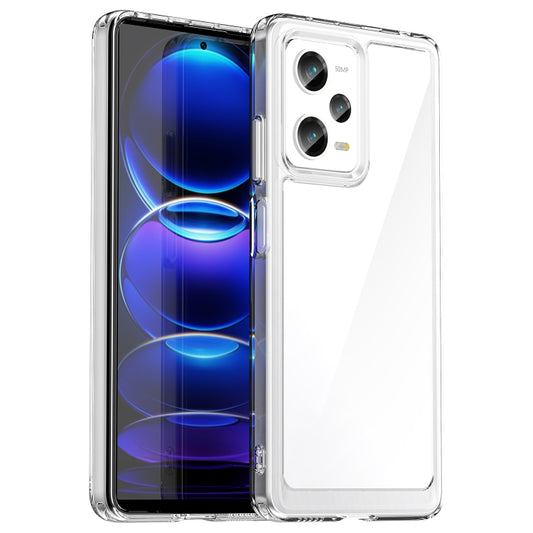 For Xiaomi Redmi Note 12 Pro Speed Colorful Series Acrylic + TPU Phone Case(Transparent) - Xiaomi Cases by buy2fix | Online Shopping UK | buy2fix