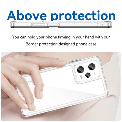 For Xiaomi Redmi Note 12 Pro Speed Colorful Series Acrylic + TPU Phone Case(Transparent) - Xiaomi Cases by buy2fix | Online Shopping UK | buy2fix
