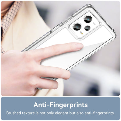 For Xiaomi Redmi Note 12 Pro Speed Colorful Series Acrylic + TPU Phone Case(Transparent) - Xiaomi Cases by buy2fix | Online Shopping UK | buy2fix