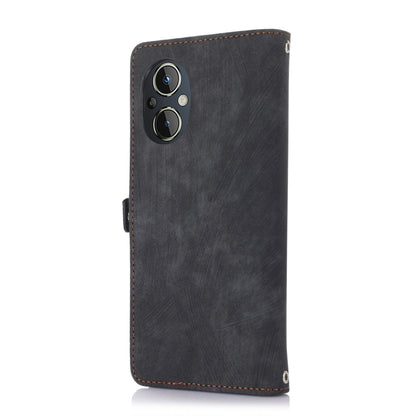 For Nothing Phone 1 Zipper Card Slot Buckle Wallet Leather Phone Case(Black) - Nothing Cases by buy2fix | Online Shopping UK | buy2fix