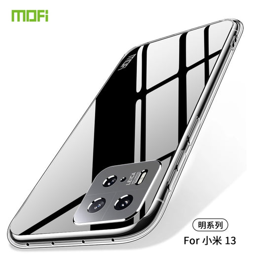 For Xiaomi 13 MOFI Ming Series Ultra-thin TPU Phone Case(Transparent) - Xiaomi Cases by MOFI | Online Shopping UK | buy2fix