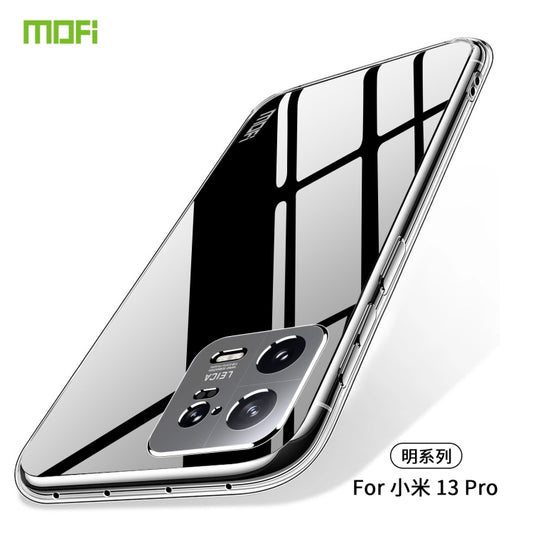 For Xiaomi 13 Pro MOFI Ming Series Ultra-thin TPU Phone Case(Transparent) - Xiaomi Cases by MOFI | Online Shopping UK | buy2fix