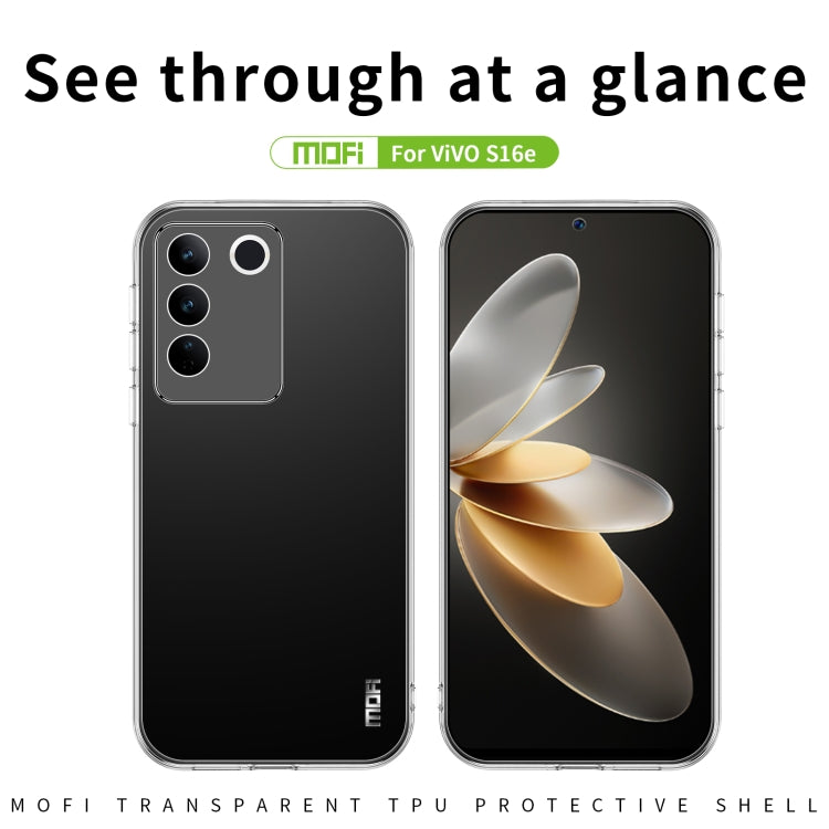 For vivo S16e MOFI Ming Series Ultra-thin TPU Phone Case(Transparent) - vivo Cases by MOFI | Online Shopping UK | buy2fix