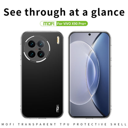 For vivo X90 Pro+ MOFI Ming Series Ultra-thin TPU Phone Case(Transparent) - vivo Cases by MOFI | Online Shopping UK | buy2fix
