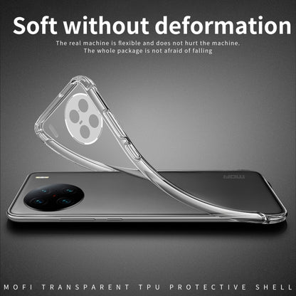 For vivo X90 Pro+ MOFI Ming Series Ultra-thin TPU Phone Case(Transparent) - vivo Cases by MOFI | Online Shopping UK | buy2fix