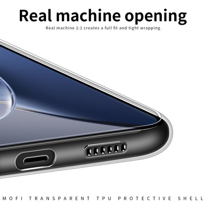 For vivo X90 Pro+ MOFI Ming Series Ultra-thin TPU Phone Case(Transparent) - vivo Cases by MOFI | Online Shopping UK | buy2fix