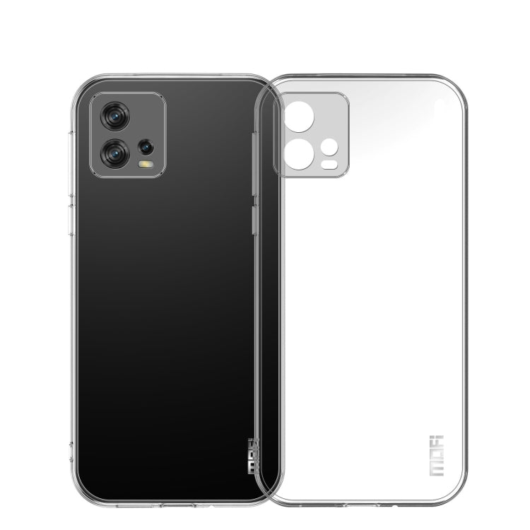For Motorola Moto G72 MOFI Ming Series Ultra-thin TPU Phone Case(Transparent) - Motorola Cases by MOFI | Online Shopping UK | buy2fix