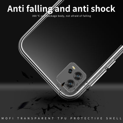 For Motorola Moto G72 MOFI Ming Series Ultra-thin TPU Phone Case(Transparent) - Motorola Cases by MOFI | Online Shopping UK | buy2fix