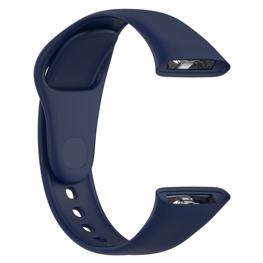 For Redmi Watch 3 Loop Type Solid Color Silicone Watch Band(Midnight Blue) - Watch Bands by buy2fix | Online Shopping UK | buy2fix