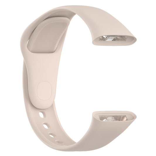 For Redmi Watch 3 Loop Type Solid Color Silicone Watch Band(Ivory) - Watch Bands by buy2fix | Online Shopping UK | buy2fix