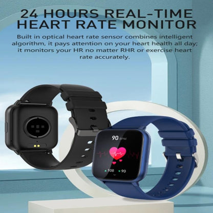 P56T 1.91 inch Color Screen Smart Watch,Support Heart Rate Monitoring / Blood Pressure Monitoring(Silver) by buy2fix