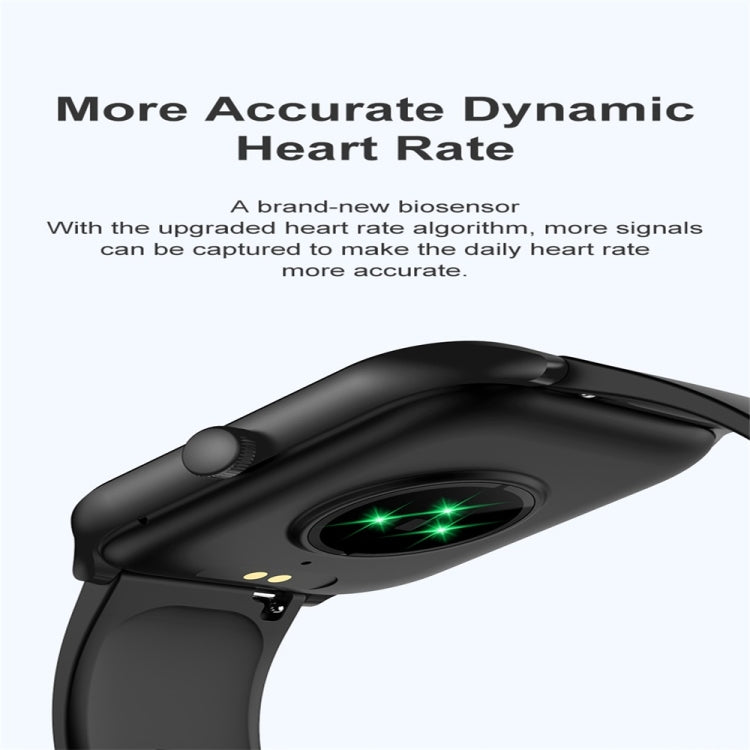 P58 1.96 inch Color Screen Smart Watch Support Heart Rate Monitoring / Blood Pressure Monitoring(Gold) by buy2fix