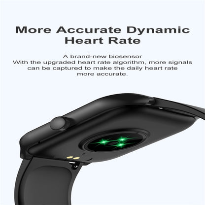 P58 1.96 inch Color Screen Smart Watch Support Heart Rate Monitoring / Blood Pressure Monitoring(Gold) by buy2fix