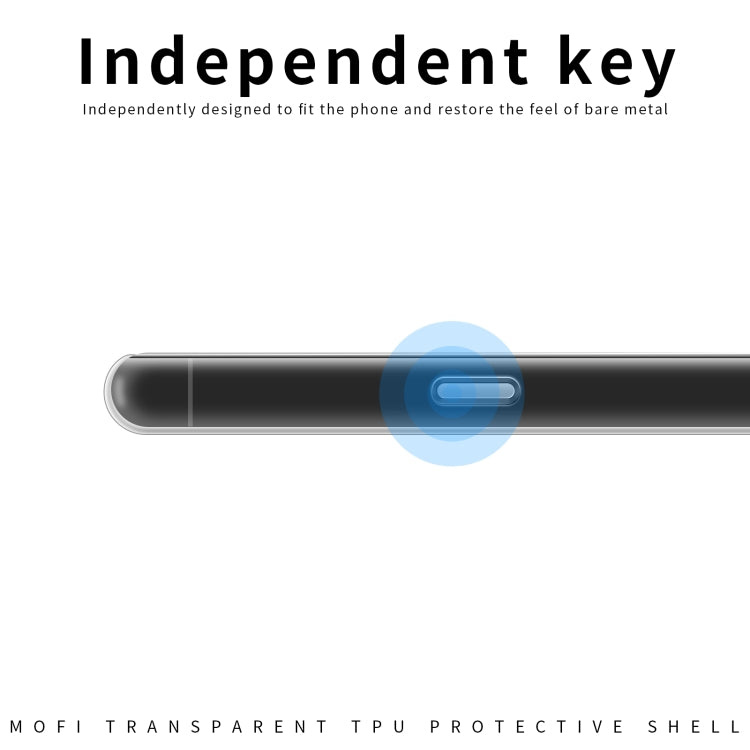 For OPPO Reno9 Pro+ 5G MOFI Ming Series Ultra-thin TPU Phone Case(Transparent) by MOFI