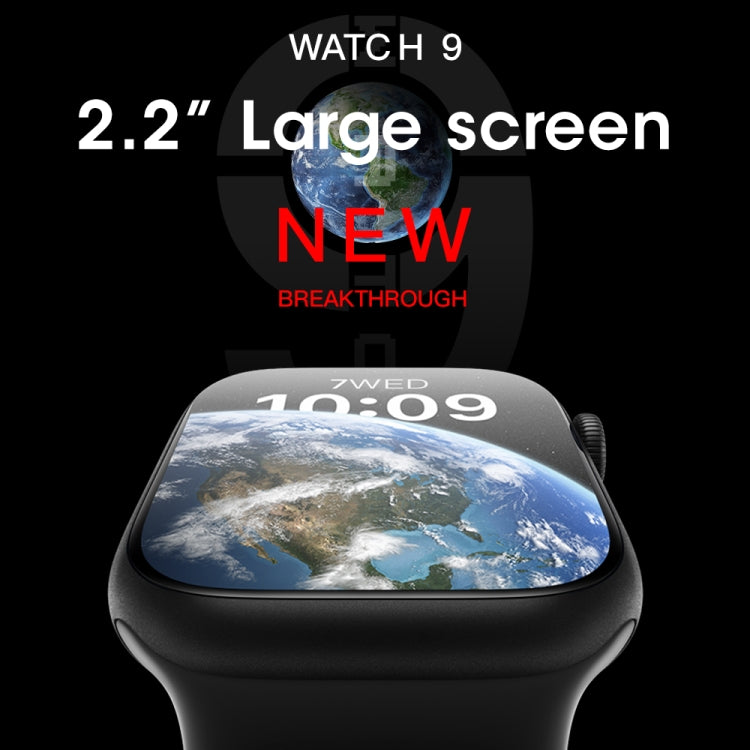 W59 2.2 inch Color Screen Smart Watch,Support Heart Rate Monitoring / Blood Pressure Monitoring(Black) by buy2fix