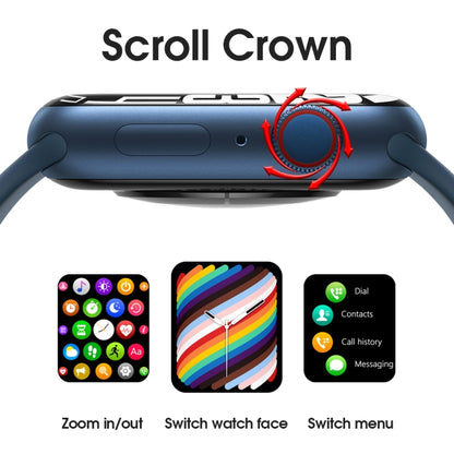 W38 1.9 inch Color Screen Smart Watch,Support Heart Rate Monitoring / Blood Pressure Monitoring(Black) by buy2fix