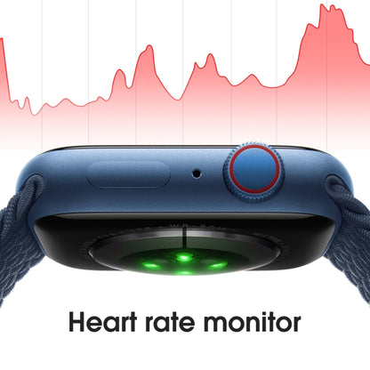 W38 1.9 inch Color Screen Smart Watch,Support Heart Rate Monitoring / Blood Pressure Monitoring(Blue) by buy2fix