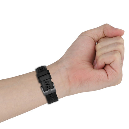 For Amazfit Falcon 22mm Quick-Release Solid Color Silicone Watch Band(Grey) - Watch Bands by buy2fix | Online Shopping UK | buy2fix