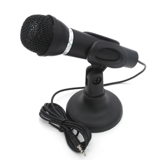 K-307 3.5mm Home Stereo MIC Computer Desktop Chatting Gaming Microphone with Stand - Microphone by buy2fix | Online Shopping UK | buy2fix