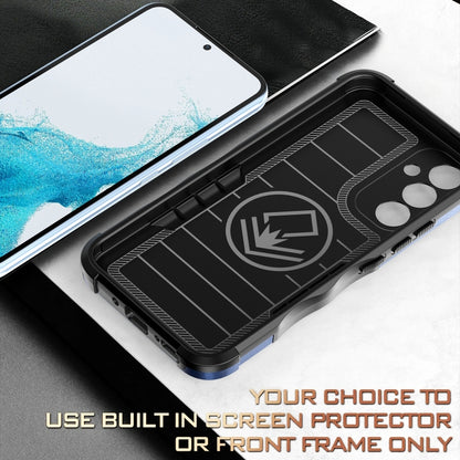 For Samsung Galaxy A54 5G Non-slip Shockproof Armor Phone Case(Black) by buy2fix