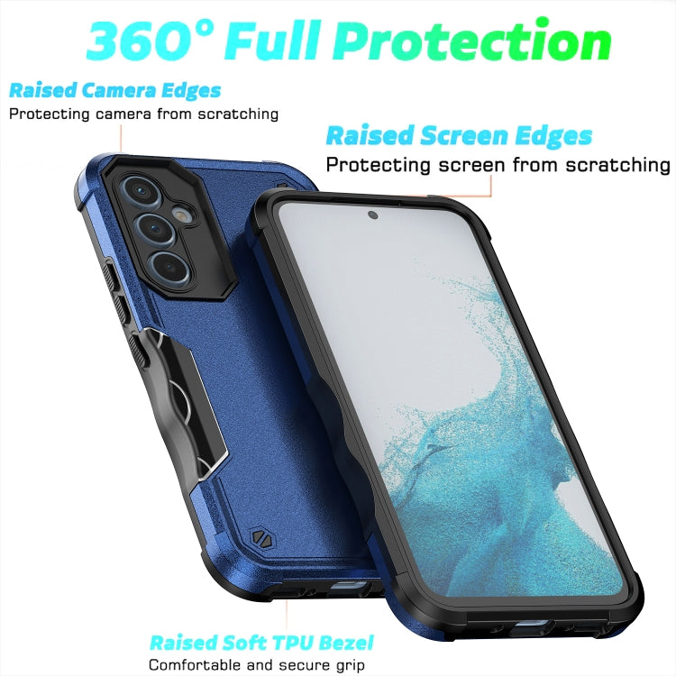 For Samsung Galaxy A54 5G Non-slip Shockproof Armor Phone Case(Black) by buy2fix