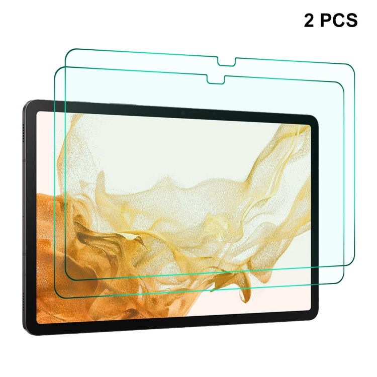 For Samsung Galaxy Tab S8+ 12.4 2pcs ENKAY 0.33mm Explosion-proof Tempered Glass Film by ENKAY