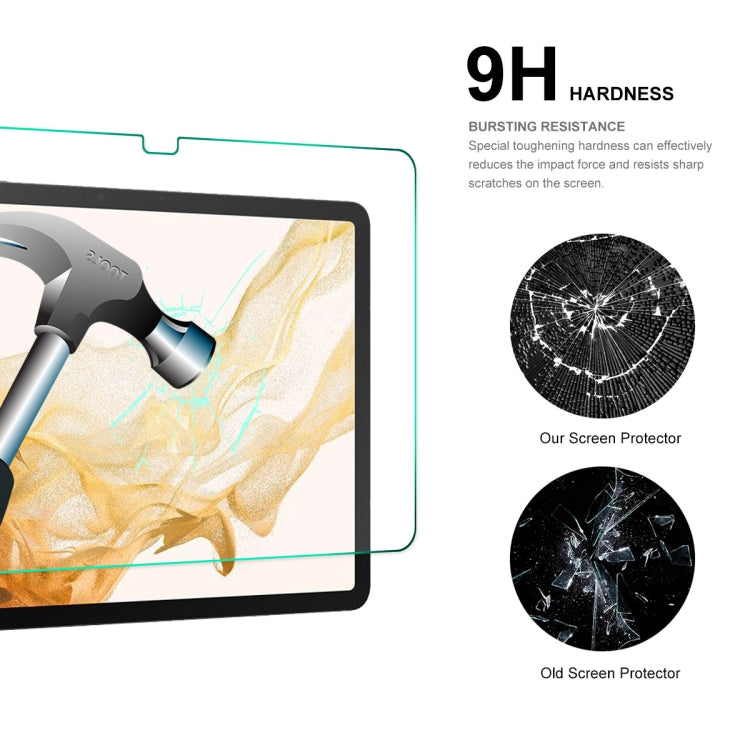 For Samsung Galaxy Tab S8+ 12.4 2pcs ENKAY 0.33mm Explosion-proof Tempered Glass Film by ENKAY