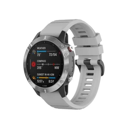 For Amazfit Falcon 22mm Silicone Quick Detachable Sports Watch Band(Grey) - Watch Bands by buy2fix | Online Shopping UK | buy2fix