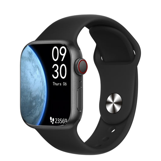 WS88 1.96 inch Color Screen Smart Watch,Support Heart Rate Monitoring / Blood Pressure Monitoring(Black) by buy2fix