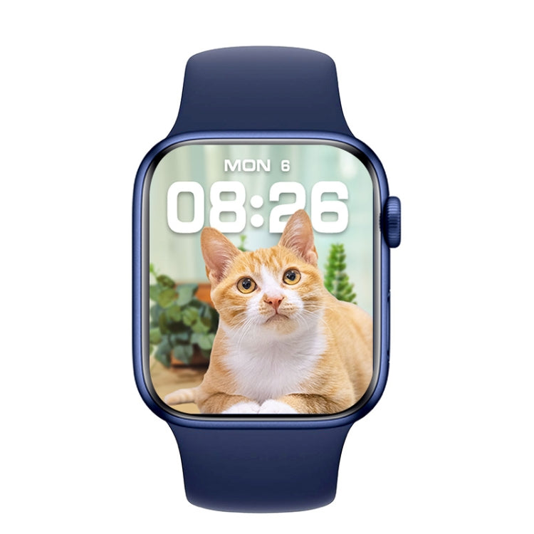 WS88 1.96 inch Color Screen Smart Watch,Support Heart Rate Monitoring / Blood Pressure Monitoring(Blue) by buy2fix