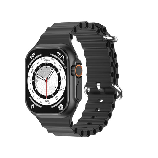 W800 Ultra 2.02 inch Color Screen Smart Watch,Support Heart Rate Monitoring / Blood Pressure Monitoring(Black) by buy2fix