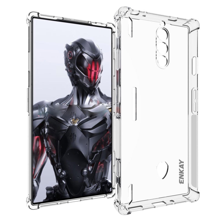 For ZTE Nubia Red Magic 8 Pro ENKAY Hat-Prince Clear TPU Shockproof Phone Case - ZTE Cases by ENKAY | Online Shopping UK | buy2fix